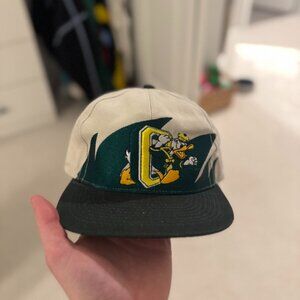 *VINTAGE & RARE* Oregon Ducks Snapback - Logo Athletic Sharktooth Hat Rare